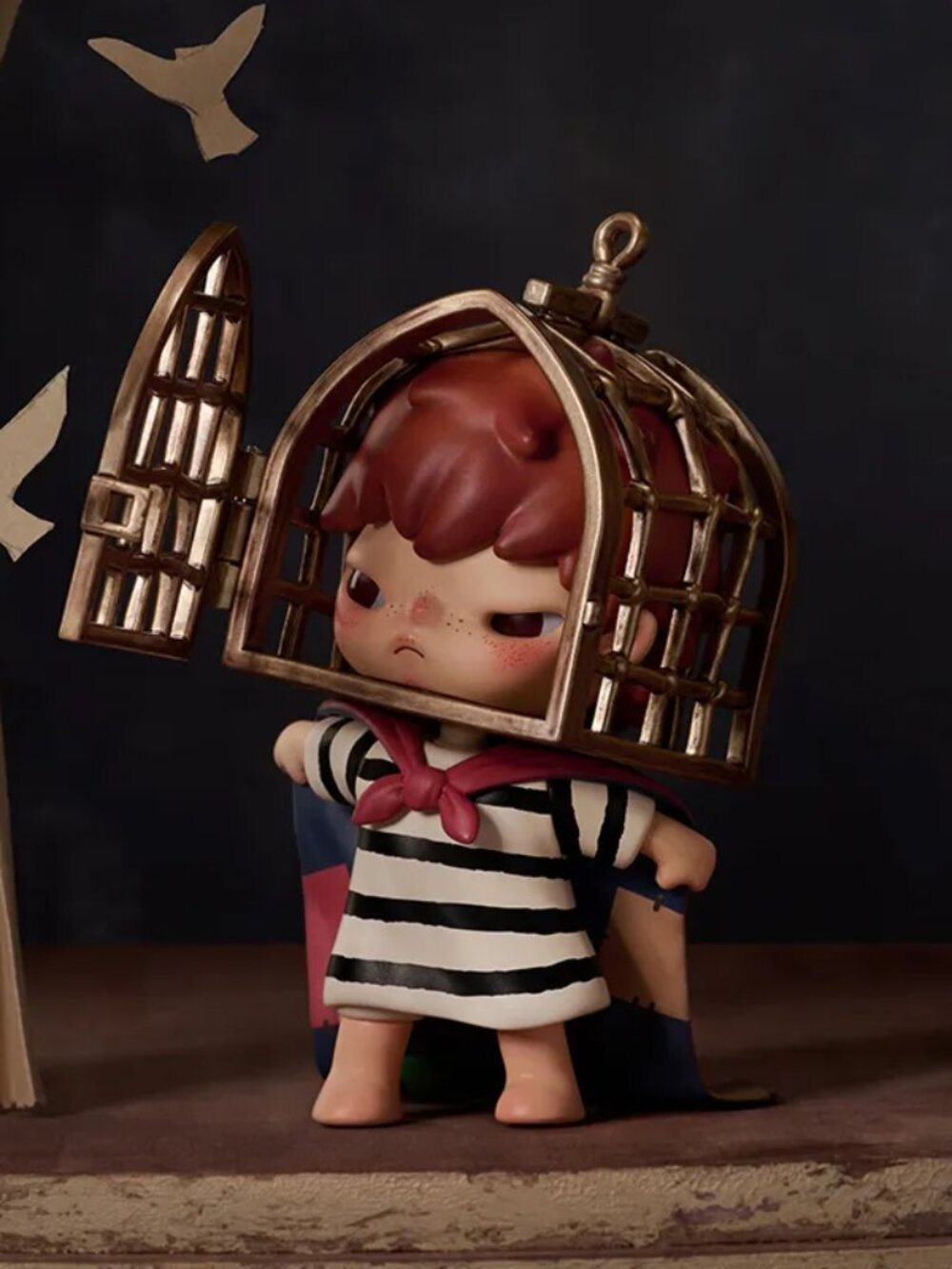 Hirono x Tamed Wildgrass Caged Bird Figurine